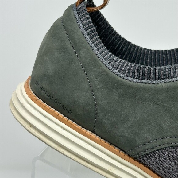 Cole Haan OriginalGrand Stitchlite Plain Toe Oxford Shoes Gray/Green Size 13 main image 13